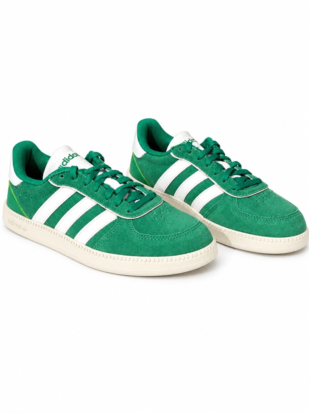 Brand New In Box Adidas Breaknet Suede Sleek Shoes Green White Women’s 6